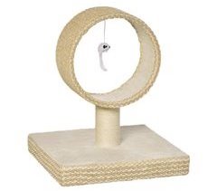 Árbol para Gatos Pequeño Aglomerado de Madera, Yute y Felpa