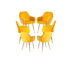 Pack 6 Sillas Chic Golden