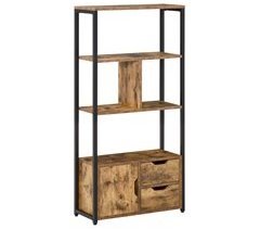 Estantería Metal, Melamina de Madera HOMCOM 58
