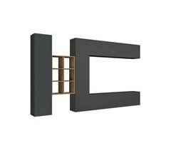 Conjunto de salón mueble TV 4 puertas 320