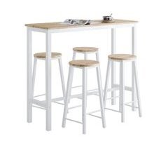 Juegos de Muebles Altas 1 Comedor OGT22-WN SoBuy