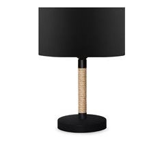 Lámpara de mesa Rayleigh 1xE27 cuerda de yute [lux.pro]