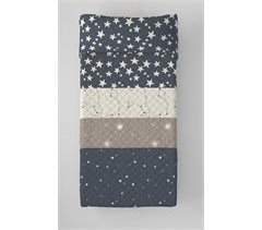 COLCHA BOUTI REVERSIBLE INDIGO