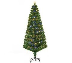 Árbol de Navidad PVC y metal HOMCOM, hogar - decoración hogareña
