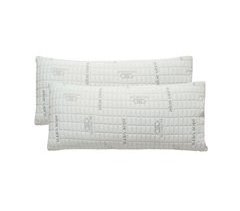 Pack 2 Almohadas 100% Copos Viscoelástica Aloe Vera 70x40
