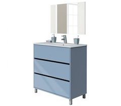 Mueble de Baño con Lavabo y Espejo Kalma