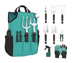 Set Herramientas Jardinería Aluminio, Plástico Outsunny