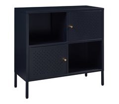 Aparador Janakkala acero con 2 puertas