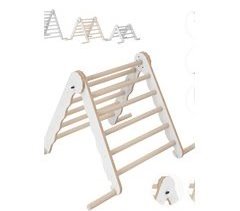 Triángulo de madera Pikler para niños de interior MAMOI