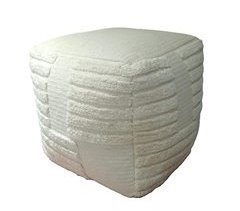 Puff MEDAK medida 45x45cm color beige