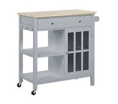 Beliani Carrito de cocina GENOA 80