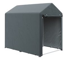 Carpa para Herramientas Metal Galvanizado, PE Outsunny