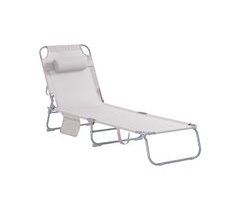 Tumbona inclinable de Acero OGS35 SoBuy ES