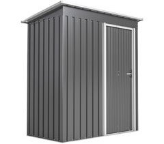 Caseta de Jardín Acero Galvanizado, PP Outsunny