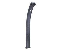 Ducha solar de aluminio gris para exteriores Sined DOCCIA LEA GRIGIA