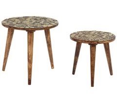 Beliani Conjunto de mesas CHANPI