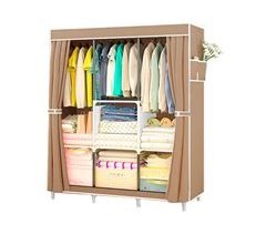 Armario Vestidor Tela con Bolsillos Laterales Nyana Home 106