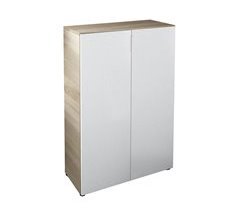 Armario multiusos 2 puertas efecto madera
