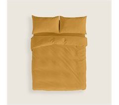 NATURALS - Funda Nórdica Lisa - Cierre con botones - 100% Algodón