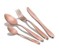 Cubertería Berlinger Haus Rose Gold Satin