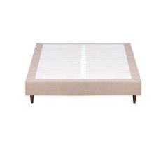 Somier Tapizado BUDWING Levi Patas de Madera