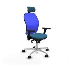 Silla de Oficina Jorquera con brazos y Cabecero 3D086N2
