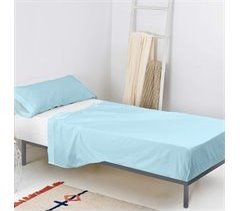Basic Juego de sábana Azul