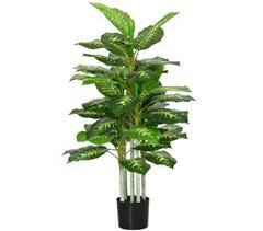 Planta Artificial PE, Acero HOMCOM, hogar - decoración