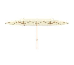 Sombrilla Doble Acero, Poliéster Outsunny