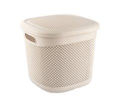 Cesta Mediana Cuadrada con Tapa 7house