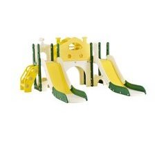 Tobogán de jardín, estructura de escalada, 7 en 1, juguete