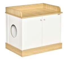 Casa para Gatos Melamina de Madera PawHut