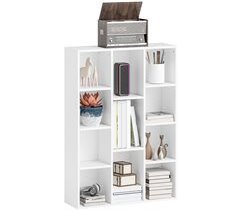 Librería Melamina de Madera HOMCOM, oficina - muebles de oficina