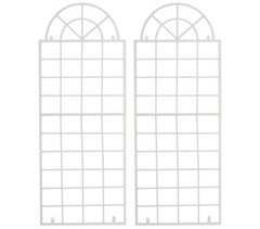 Set de 2 vallas metálicas viva para plantas trepadoras