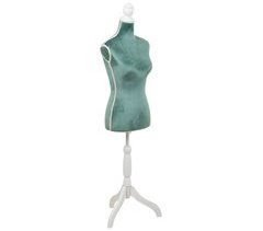 Maniquí de madera y espuma forrado de tela
