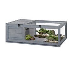 Casa para Tortugas Madera de Abeto PawHut