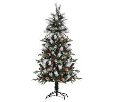 Árbol de Navidad Plástico, PE, Acero HOMCOM