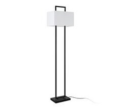 Lámpara de pie Sigdal 1x E27 60W metal textil