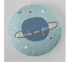 COJIN REDONDO CON RELLENO PLANETA