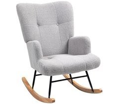 Silla Mecedora Borreguito HOMCOM, hogar - sofás y butacas