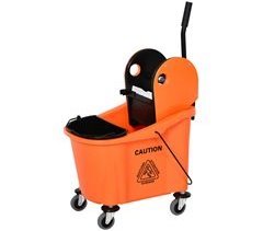 Cubo para Fregona Plástico PP, Metal HOMCOM
