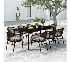 Juego de comedor de jardín