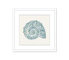 Cuadro CARACOL AZUL 42x42cm marca MARCOMUEBLE 