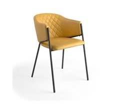 Set 2 sillas de comedor ecopiel RYCHER