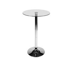 Mesa de cristal redonda
