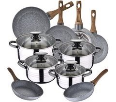 Batería de cocina 8 piezas y sartenes