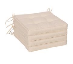 Cojines para Sillas Poliéster, Algodón Outsunny 42x42