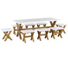 Beliani Conjunto de comedor OLBIA