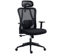 Silla de Oficina Poliéster, Espuma, Nylon y Metal Vinsetto