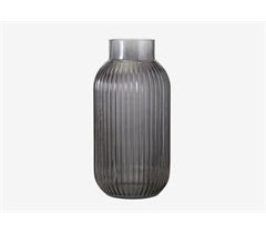 Jarrón cristal gris NORDIKA surtido
